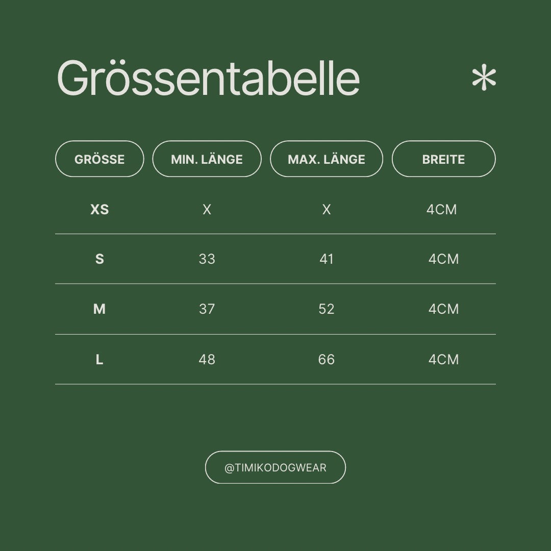 Timiko Grössentabelle – timiko